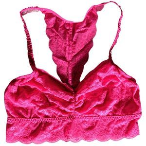 Victoria's Secret Pink bright pink bralette in a size medium NWOT